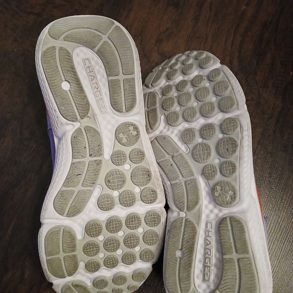 Under Armour Purple and Pink Lace Up Sneakers - Picture 5 of 7